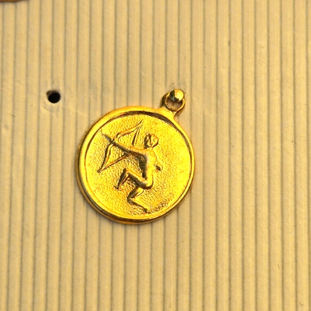 Gold Zodiac Pendant Necklace You Choose 1 - Picture 10 of 12